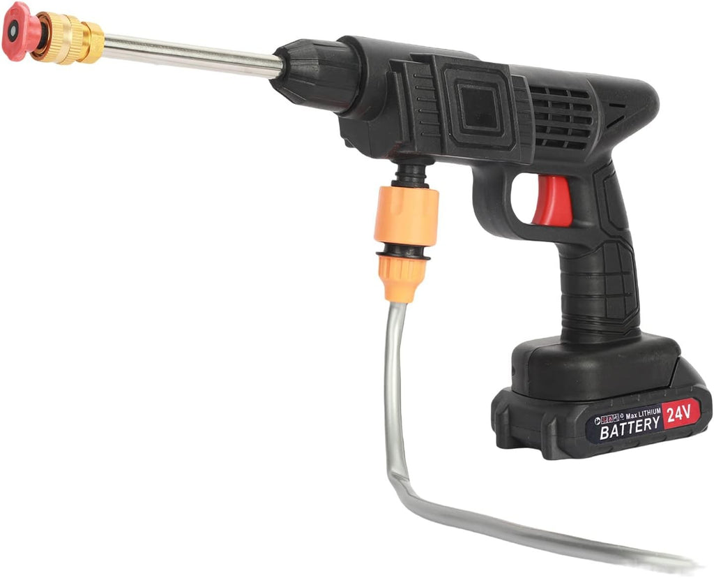 Cordless Pressure Washer, 24V Portable Power Washer with Copper Motor (Black)